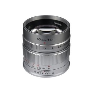 7Artisans 55mm f/1.4 APS-C Manual Fixed Lens Silver [예약판매]