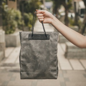 [WOTANCRAFT] Foldable Shopping Bag 5L - Vintage Grey                                                                                 [사은품증정 EVENT] 6/30까지   
