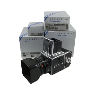 핫셀 503 CW, CFE 80mm F2.8 T* - Box,  신형 12 홀더, 필터, 후드, 스트랩 (5889)